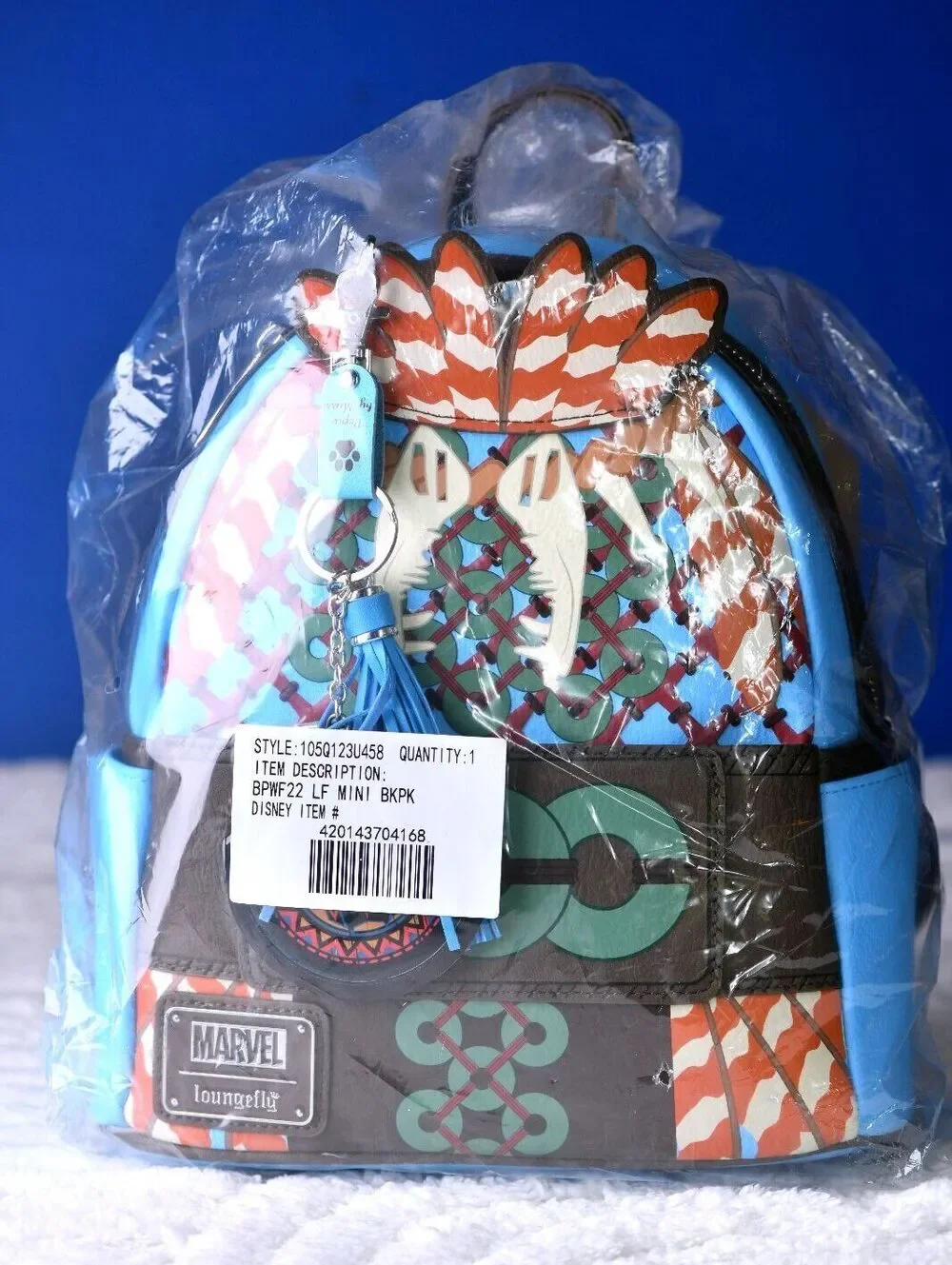 Loungefly Marvel Black Panther Wakanda 4ever Backpack - NWT